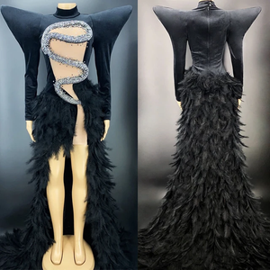 Main Character feather dress (Blk)