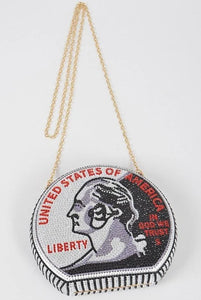 Liberty Coin Clutch