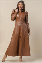Load image into Gallery viewer, Chelsea Faux Leather dress
